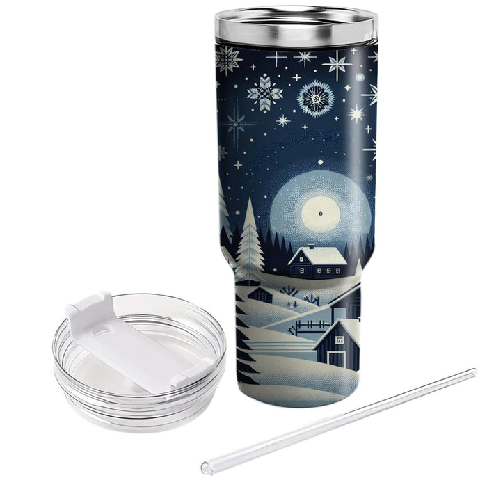 Winter Nordic Bliss  Travel Tumblers