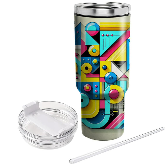 80s Abstract Geometrics  Tumblers For Gifts