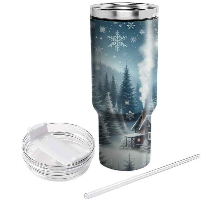 Whispers Of Winter - A Cozy Holiday  Custom Tumblers