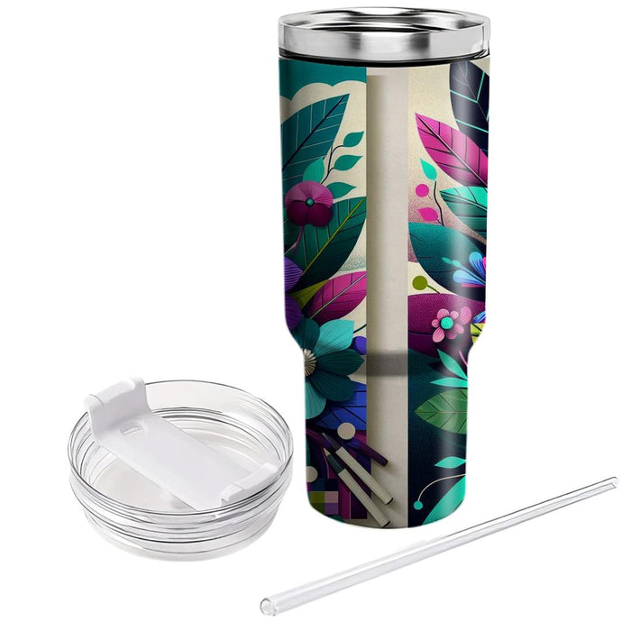 Boho Floral  Unique Tumblers