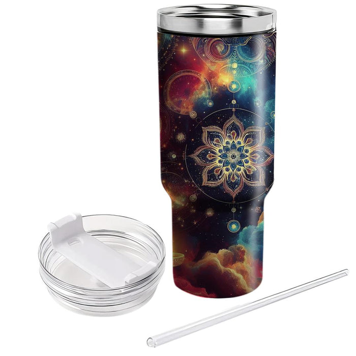 Galactic Diwali - Cosmic Festival Of Lights  Custom Tumblers