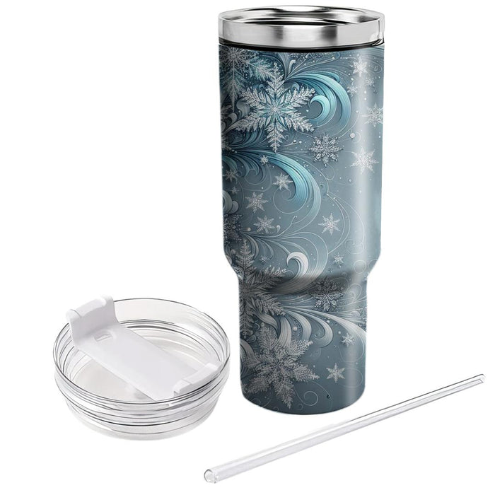 Winter Crystal Snowflake  Insulated Tumblers