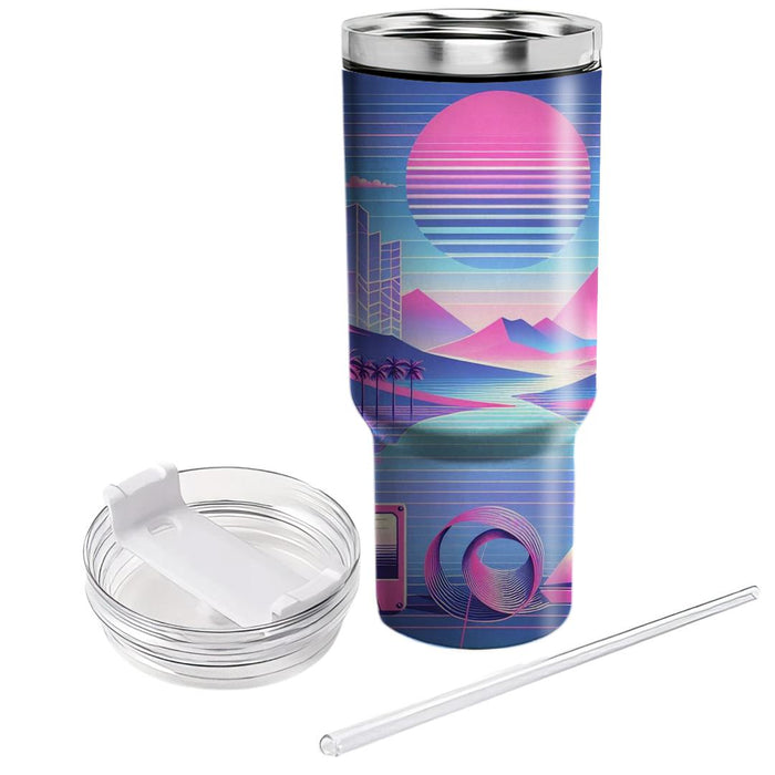 Vaporwave Dreams  Tumblers With Lids