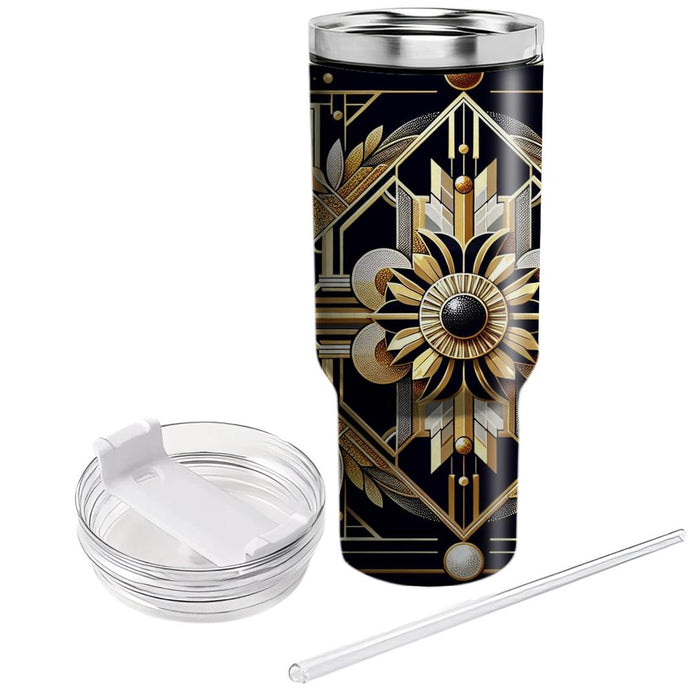 Art Deco Elegance  Tumblers With Lids