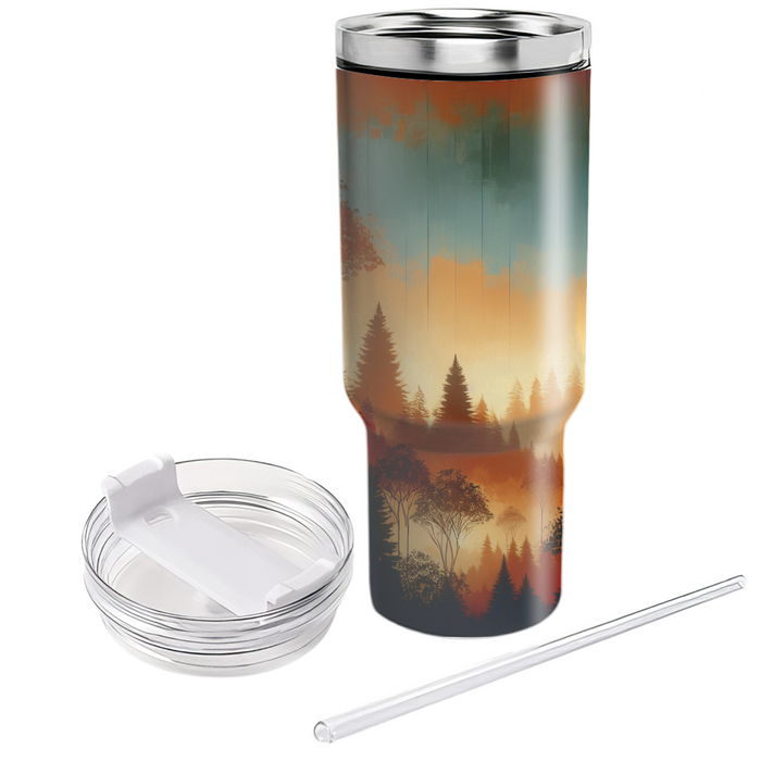 Autumn Twilight Woods  Custom Tumblers