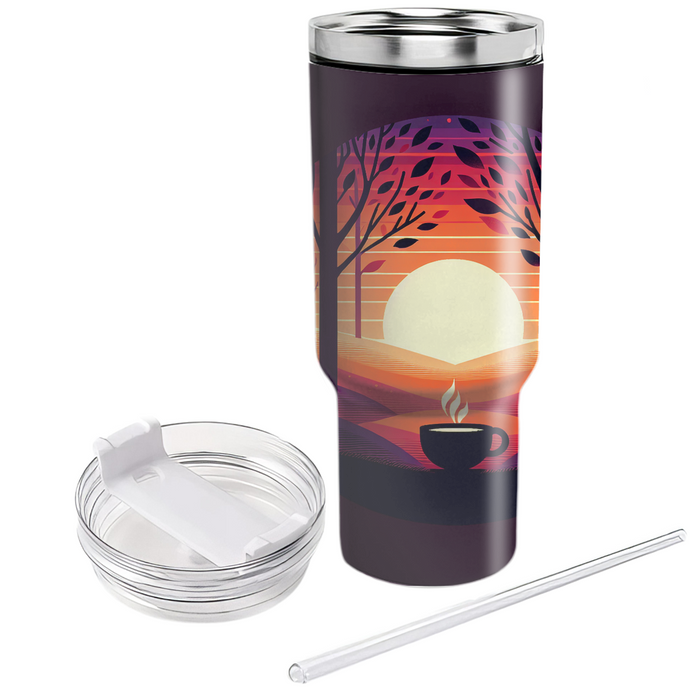 Autumn Sunset Serenade  Tumbler Cups