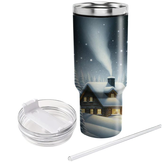 Winter Cozy Lodge  Custom Tumblers