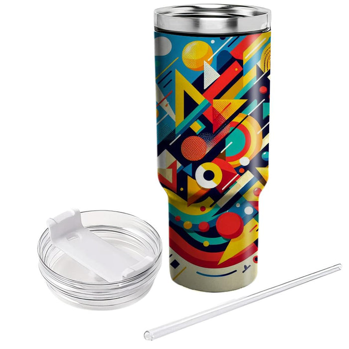 Geo Pop Burst  Tumbler Cups