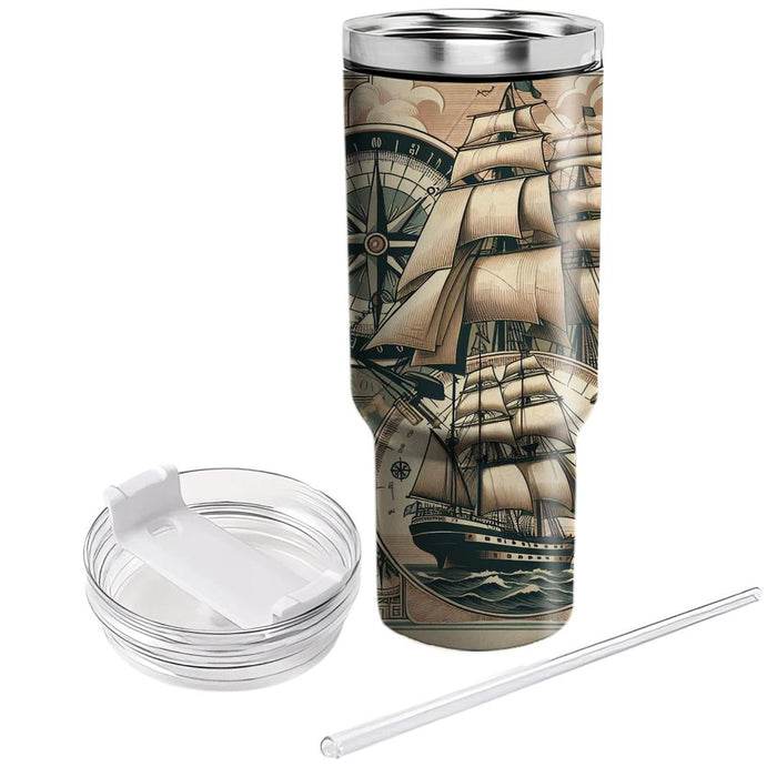 Vintage Voyage  Personalized Tumblers