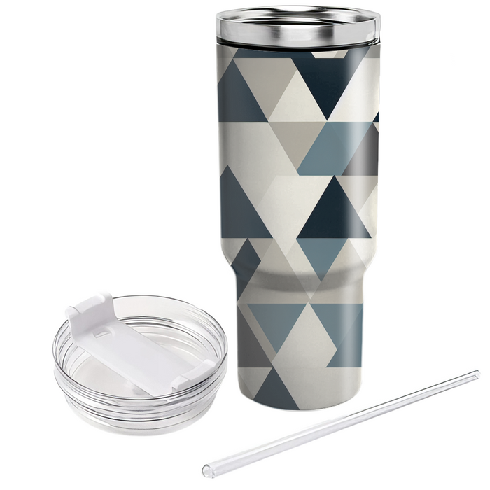 Minimalist Triangle Harmony Custom Tumblers