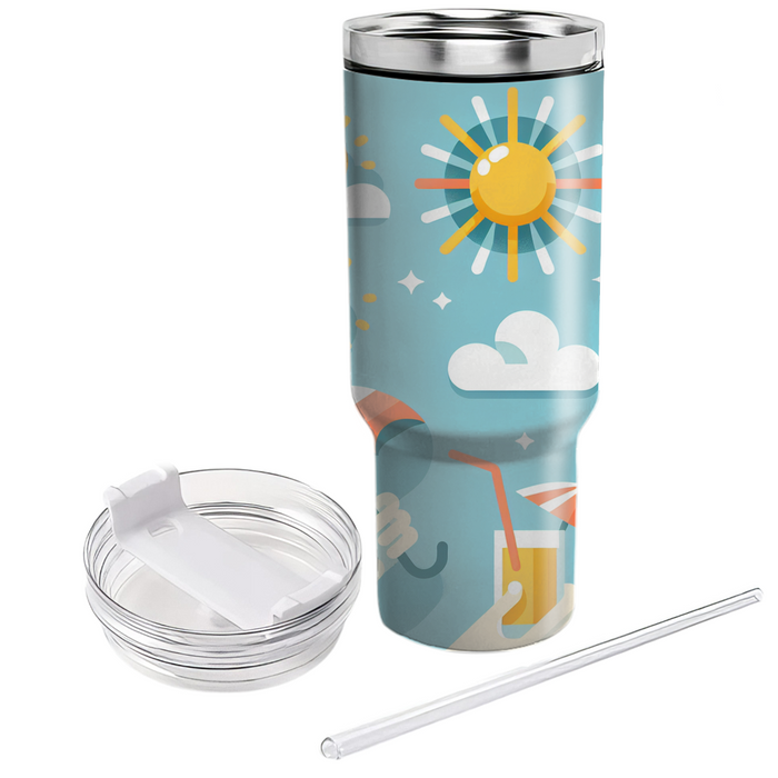 Sunny Days  Custom Tumblers