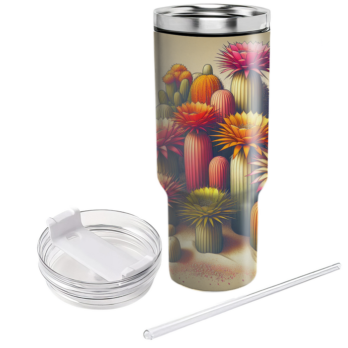 Blooming Cactus Garden  Custom Tumblers