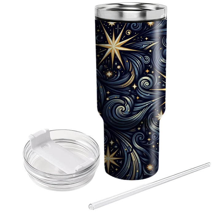 Starry Night Patterns  Travel Tumblers