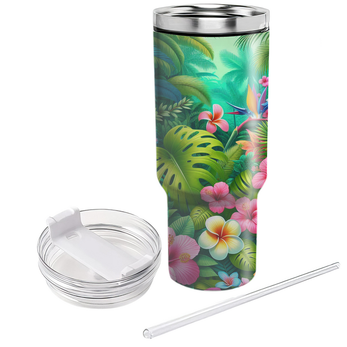 Vivid Tropical Blossoms  Insulated Tumblers