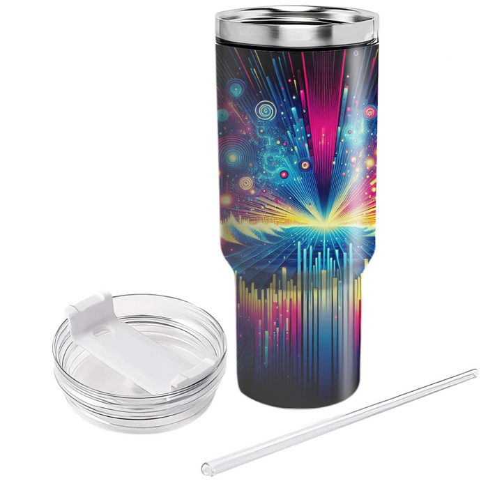 Bold Electric Graphs  Tumbler Cups