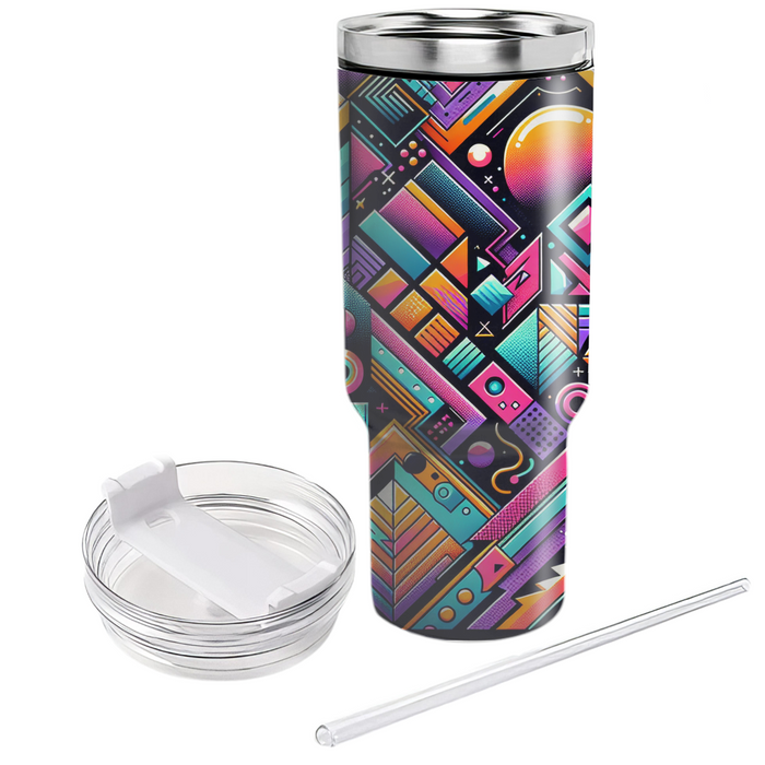 Electric Retro Patterns Insulated Tumblers