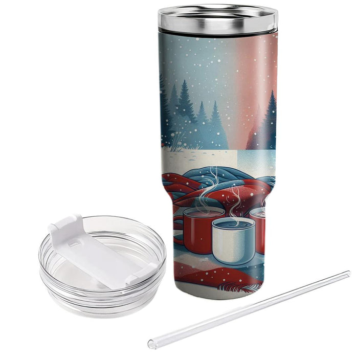 Winter Cozy Blanket  Insulated Tumblers