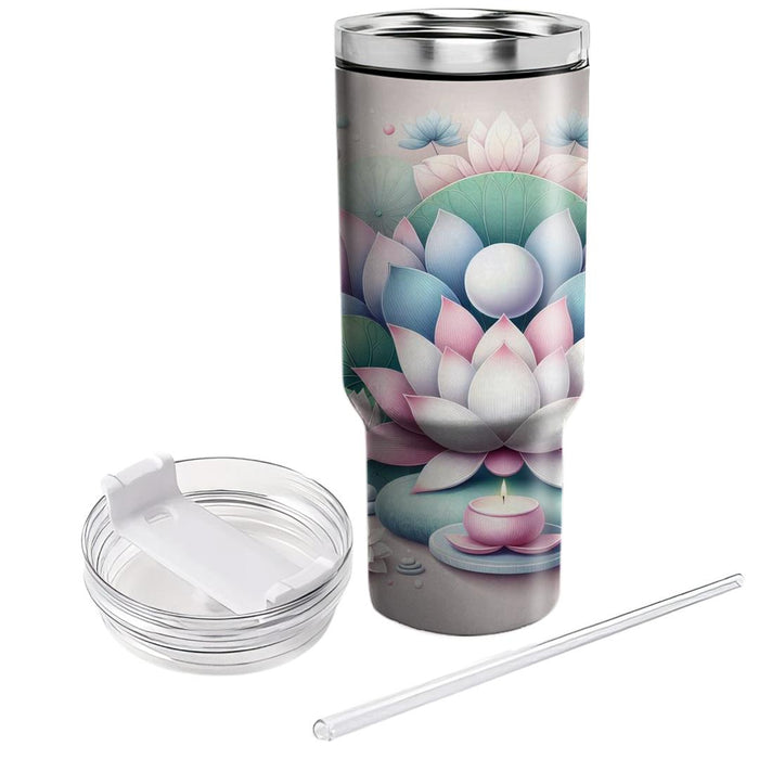 Serenity Of Reflection - Buddha Purnima  Decorative Tumblers