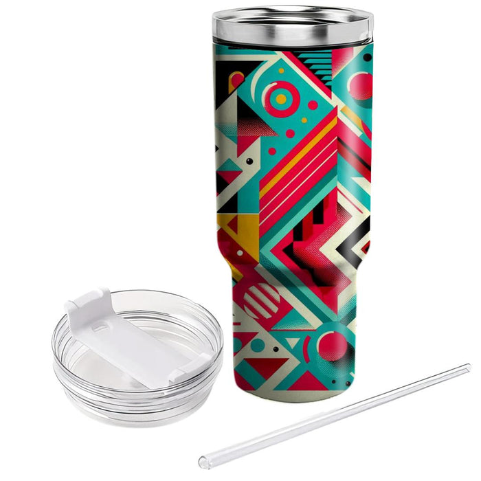 Bold Retro Patterns  Custom Tumblers