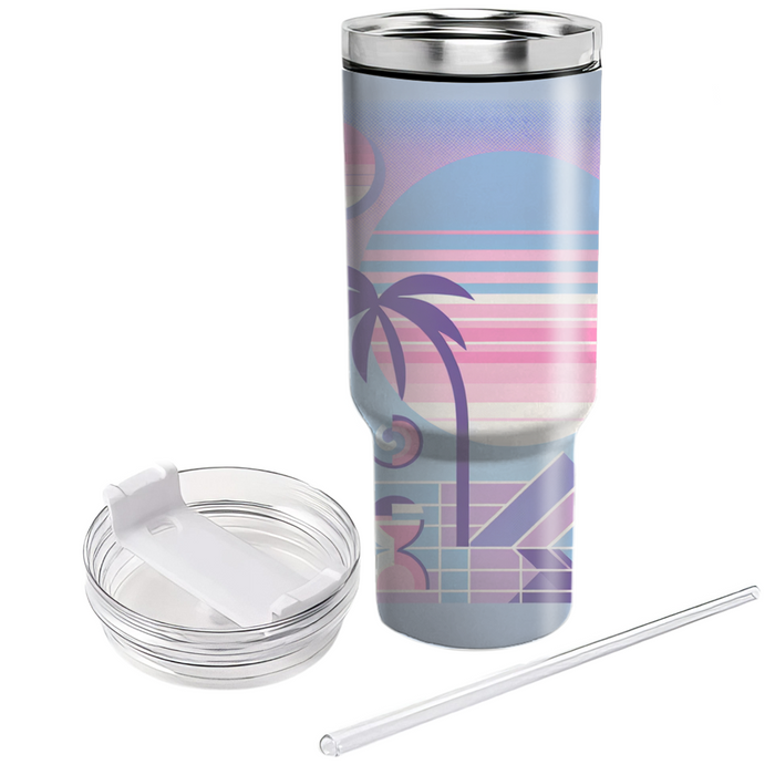 Vaporwave Retro Dreams Insulated Tumblers