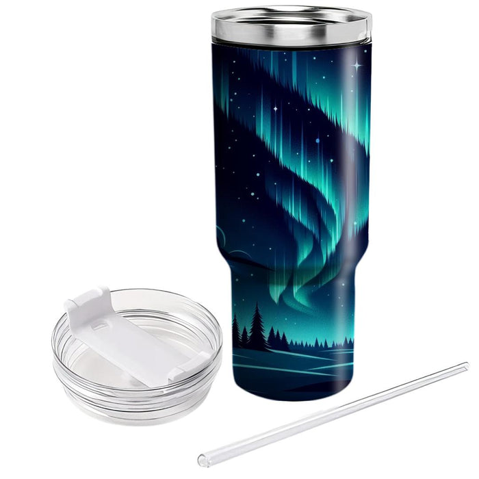 Winter Night  Travel Tumblers