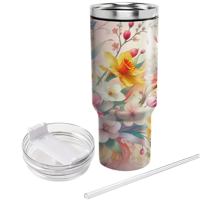 Springtime Serenade  Personalized Tumblers