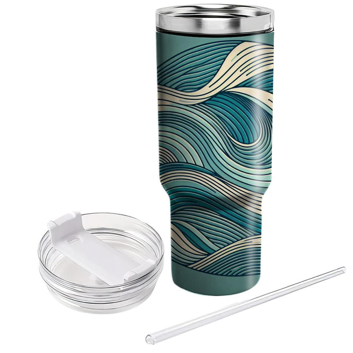 Turquoise Harmony  Unique Tumblers