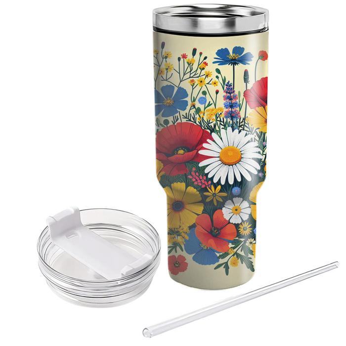 Wildflower Meadow Bliss  Custom Tumblers