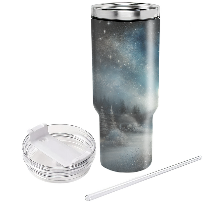 Starlit Dreams - A Midwinter Night's  Decorative Tumblers