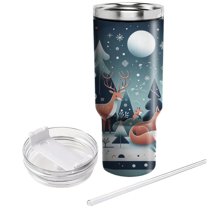 Winter Wonderland Wildlife  Unique Tumblers