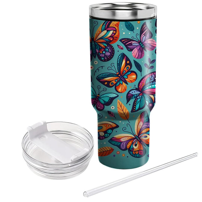 Whimsical Butterfly Dreams  Tumblers With Lids