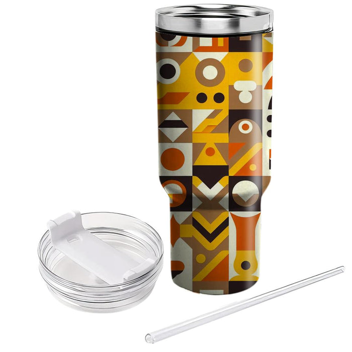 Retro Pattern  Personalized Tumblers