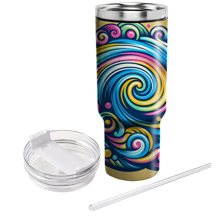 Tie Dye Dream  Personalized Tumblers