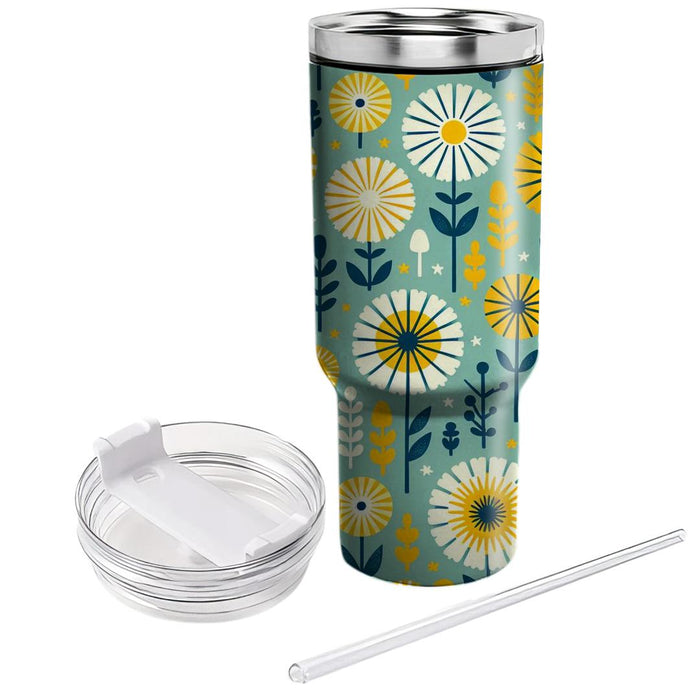 Vibrant Dandelion Wishes  Travel Tumblers