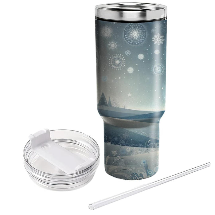 Winter Sparkling Frost  Decorative Tumblers