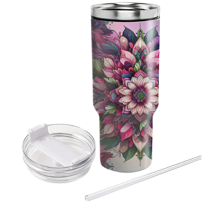 Vivid Kaleidoscope Blossoms  Tumblers For Gifts