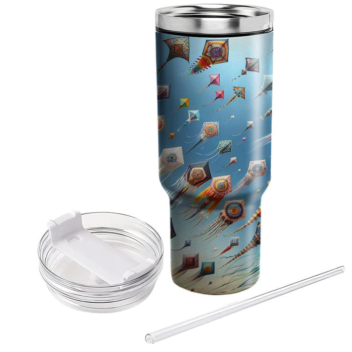 Whimsical Winds - Kite Festival Fantasy  Tumblers For Gifts