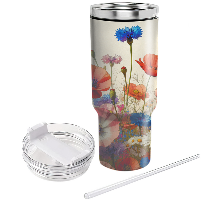 Wildflower Meadow Symphony  Custom Tumblers