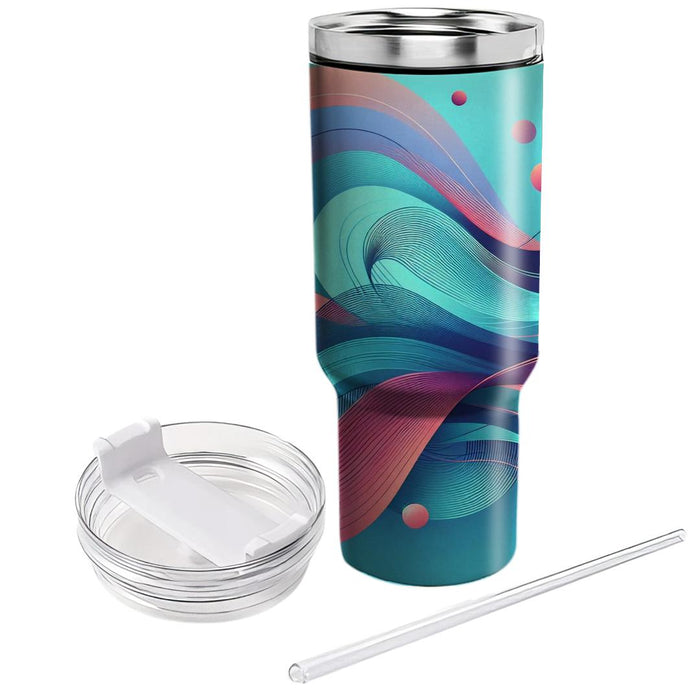 Wave Of Colors  Custom Tumblers