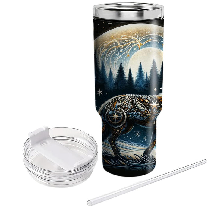 Starlit Fox  Tumbler Cups