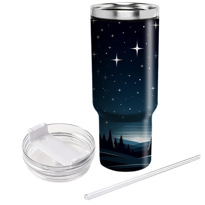 Twinkling Starry Nights  Custom Tumblers