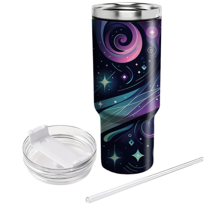 Galactic Aurora  Tumblers With Lids