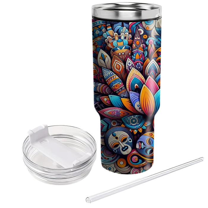 Whirlwind Of Cultures - A Festival Of Fusion  Personalized Tumblers