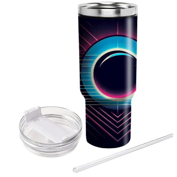 Tech Neon Eclipse  Personalized Tumblers