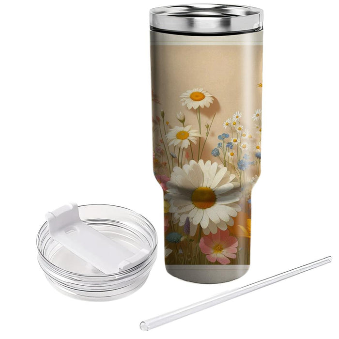 Wildflower Symphony  Unique Tumblers