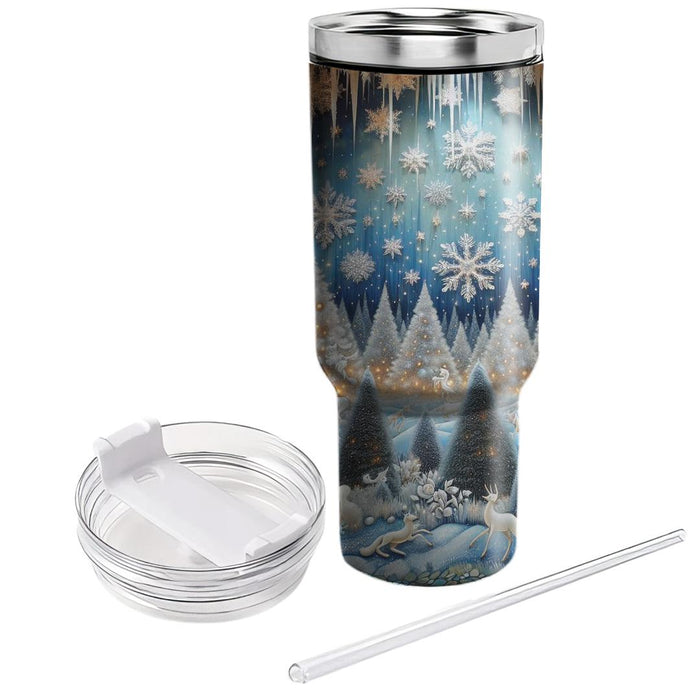 Wonders Of Winter - A Magical Yule  Tumbler Cups