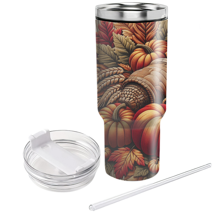 Autumn Harvest Blessings  Personalized Tumblers