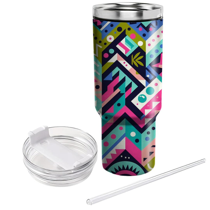 70s Funky Patterns  Travel Tumblers