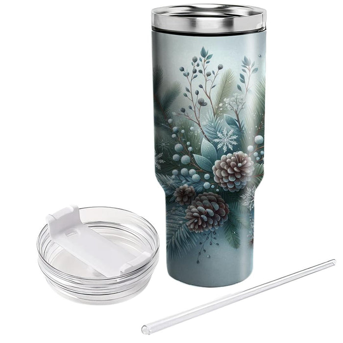 Winter Pinecone Paradise  Custom Tumblers