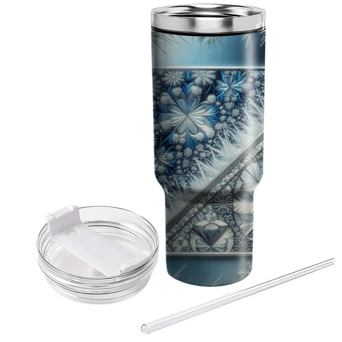 Winter Ice Crystals  Insulated Tumblers